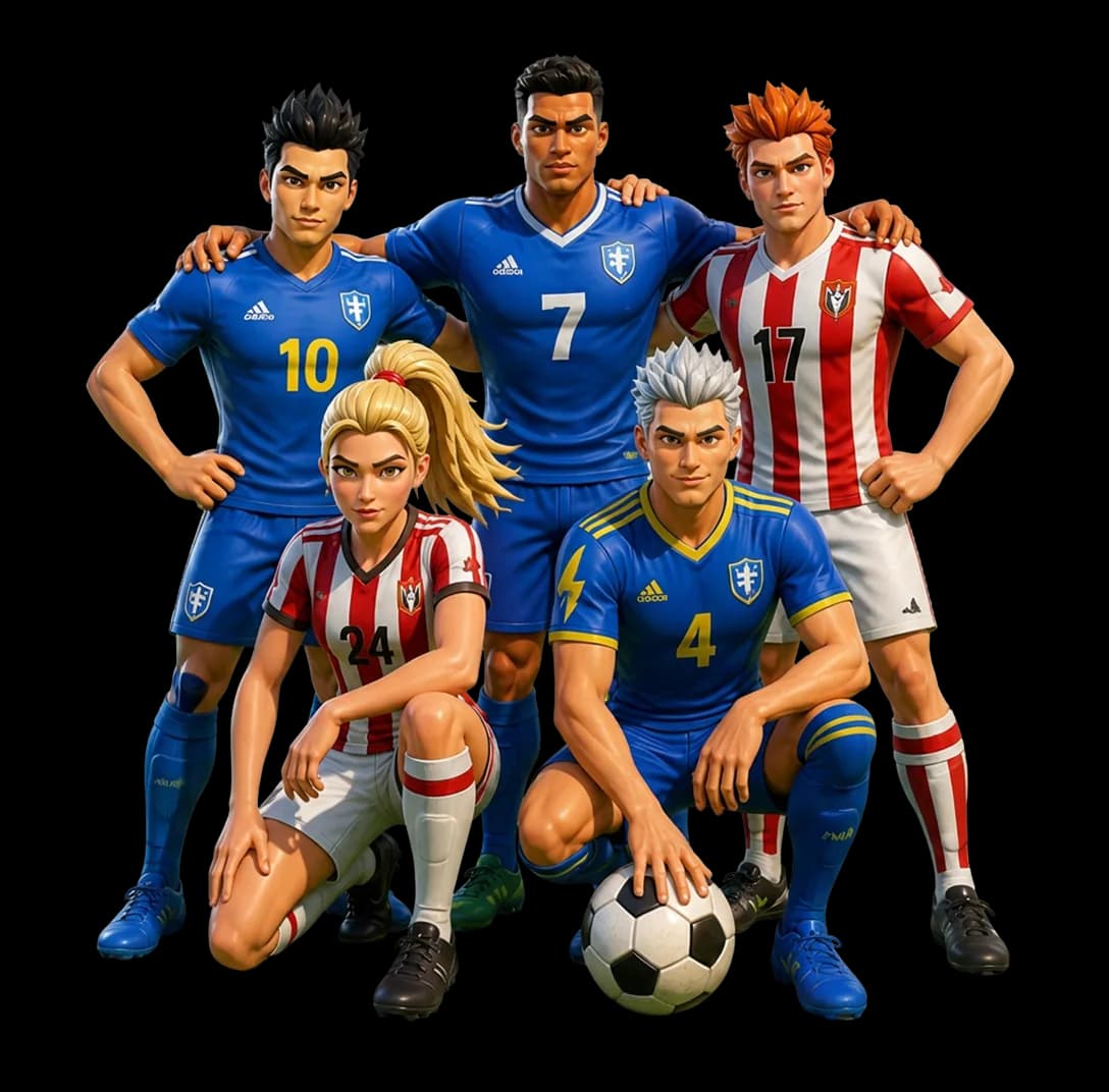 A five-a-side team